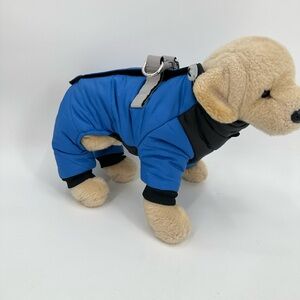 Duomm Brand Dog Coat Full Body Doggie Winter Coat Small Pet Clothes Blue Quilted